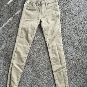 Aeropostale High Rise Jegging in Tan